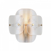 Накладной светильник F-promo Itaka 4738-1W цвет плафона/подвески Прозрачный, цвет арматуры Латунь-1