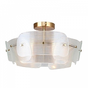 Светильник на штанге F-promo Itaka 4738-6C цвет плафона/подвески Прозрачный, цвет арматуры Латунь-1