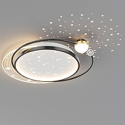 Накладной светильник F-promo Cruise 4742-5C цвет плафона/подвески Белый, Черный, цвет арматуры Черный-1