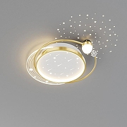 Накладной светильник F-promo Cruise 4743-5C цвет плафона/подвески Белый, Золото, цвет арматуры Золото-1