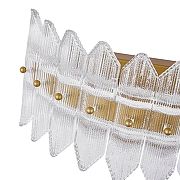 Накладной светильник Favourite Mirabella 4754-1W цвет плафона/подвески Прозрачный, цвет арматуры Латунь-2