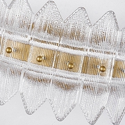 Накладной светильник Favourite Mirabella 4754-1W цвет плафона/подвески Прозрачный, цвет арматуры Латунь-3