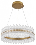 Подвесной светильник Favourite Mirabella 4754-5P цвет плафона/подвески Прозрачный, цвет арматуры Латунь-1