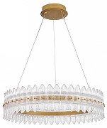 Подвесной светильник Favourite Mirabella 4754-7P цвет плафона/подвески Прозрачный, цвет арматуры Латунь-1