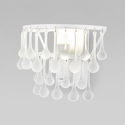 Накладной светильник Bogate's Gutta 476/1 цвет плафона/подвески Прозрачный, цвет арматуры Белый-2