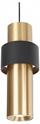 Подвесной светильник Velante 475 476-406-01 цвет плафона/подвески Золото, Черный, цвет арматуры Черный