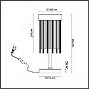 Настольная лампа Odeon Light York 4788/2T цвет золото-3