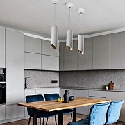 Подвесной светильник Feron ML1838 48044 цвет плафона/подвески Белый, Золото, цвет арматуры Белый-3