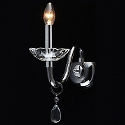 Бра MW-Light Элла 16 483024601 цвет плафона/подвески Прозрачный, цвет арматуры Хром-1