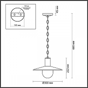 Подвесной светильник Odeon Light Furcad1a 4833/1 цвет черный-4