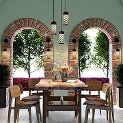 Подвесной светильник Odeon Light Dunes 4834/1 цвет черный-4