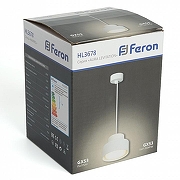 Подвесной светильник Feron HL3678 48410 цвет плафона/подвески Белый, цвет арматуры Белый-3