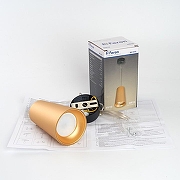 Подвесной светильник Feron ML1858 48423 цвет плафона/подвески Золото, цвет арматуры Черный-3