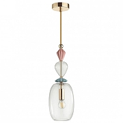Подвесной светильник Odeon Light B1zet 4855/1B цвет золото, разноцветный-1