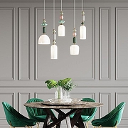 Подвесной светильник Odeon Light Candy 4861/1A цвет золото, разноцветный-7