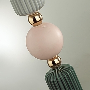 Торшер Odeon Light Candy 4861/1F цвет зеленый, золото, розовый, светло-зеленый-4