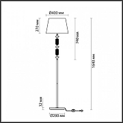 Торшер Odeon Light Candy 4861/1FA цвет зеленый, золото, светло-зеленый-5