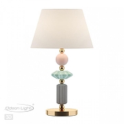 Настольная лампа Odeon Light Candy 4861/1TB цвет золото, розовый, светло-зеленый-2