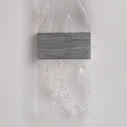 Накладной светильник De City Семья 32 488022801 цвет плафона/подвески Белый, Прозрачный, цвет арматуры Серебро-5