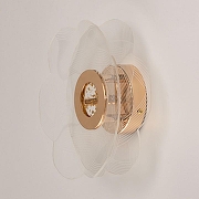 Накладной светильник De City Конти 32 488023601 цвет плафона/подвески Прозрачный, цвет арматуры Золото-4