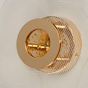 Накладной светильник De City Конти 32 488023601 цвет плафона/подвески Прозрачный, цвет арматуры Золото-5