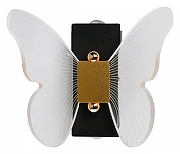 Бра De City Конти 488024801 цвет плафона/подвески Прозрачный, цвет арматуры Золото, Черный