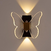 Бра De City Конти 488024801 цвет плафона/подвески Прозрачный, цвет арматуры Золото, Черный-2