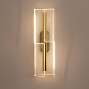 Накладной светильник De City Конти 488025001 цвет плафона/подвески Прозрачный, цвет арматуры Золото, Черный-1