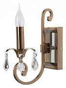 Бра MW-Light Габриэль 12 491023501 цвет плафона/подвески Прозрачный, цвет арматуры Латунь