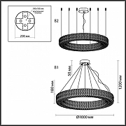 Подвесной светильник Odeon Light Panta 4927/98L цвет хром-6