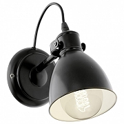 Спот Eglo Pr1ddy 49468 цвет плафона/подвески Белый, Черный, цвет арматуры Черный