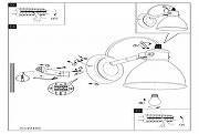 Спот Eglo Pr1ddy 49468 цвет плафона/подвески Белый, Черный, цвет арматуры Черный-1