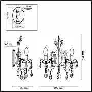 Бра Odeon Light Vers1a 4977/2W цвет золото-5