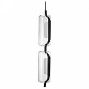 Подвесной светильник Odeon Light Kav1a 5003/20L цвет плафона/подвески Прозрачный, цвет арматуры Черный