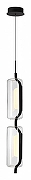 Подвесной светильник Odeon Light Kav1a 5003/20L цвет плафона/подвески Прозрачный, цвет арматуры Черный-3