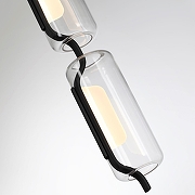 Подвесной светильник Odeon Light Kav1a 5003/20L цвет плафона/подвески Прозрачный, цвет арматуры Черный-4