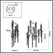Бра Odeon Light Banche 1 5005/3W цвет золото-4