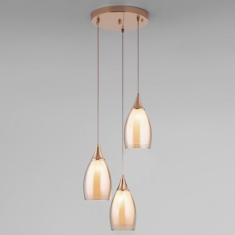 Подвесной светильник Eurosvet Cosm1c 50085/3 золото 