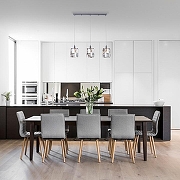 Подвесной светильник Eurosvet Scopp1o 50101/3 хром цвет плафона/подвески Прозрачный, Хром, цвет арматуры Хром-3