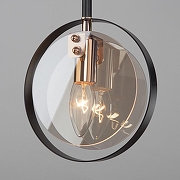 Подвесной светильник Eurosvet Gallo 50121/1 черный цвет плафона/подвески Оранжевый, цвет арматуры Золото, Черный-2