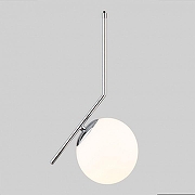 Подвесной светильник Eurosvet Frost Long 50159/1 хром цвет плафона/подвески Белый, цвет арматуры Хром