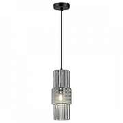 Подвесной светильник Odeon Light P1mpa 5016/1 цвет плафона/подвески Светло-серый, цвет арматуры Черный-1