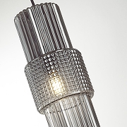 Подвесной светильник Odeon Light P1mpa 5016/1 цвет плафона/подвески Светло-серый, цвет арматуры Черный-4