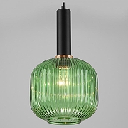 Подвесной светильник Eurosvet Bravo 50182/1 зеленый цвет плафона/подвески Зеленый, цвет арматуры Черный