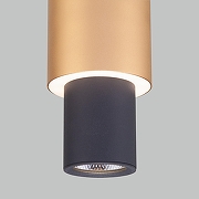 Подвесной светильник Eurosvet Bento 50204/1 LED черный/матовое золото цвет плафона/подвески Черный, цвет арматуры Черный-3