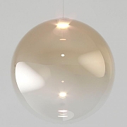 Подвесной светильник Eurosvet Wonder 50230/1 LED янтарный цвет плафона/подвески Оранжевый, цвет арматуры Хром