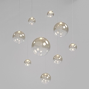 Подвесной светильник Eurosvet Wonder 50230/1 LED янтарный цвет плафона/подвески Оранжевый, цвет арматуры Хром-2
