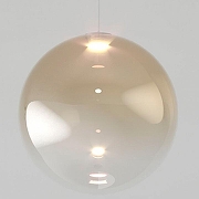 Подвесной светильник Eurosvet Wonder 50231/1 LED янтарный цвет плафона/подвески Оранжевый, цвет арматуры Хром