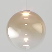 Подвесной светильник Eurosvet Wonder 50232/1 LED янтарный цвет плафона/подвески Оранжевый, цвет арматуры Хром