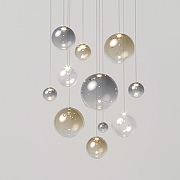 Подвесной светильник Eurosvet Wonder 50234/1 LED дымчатый цвет плафона/подвески Светло-серый, цвет арматуры Хром-2